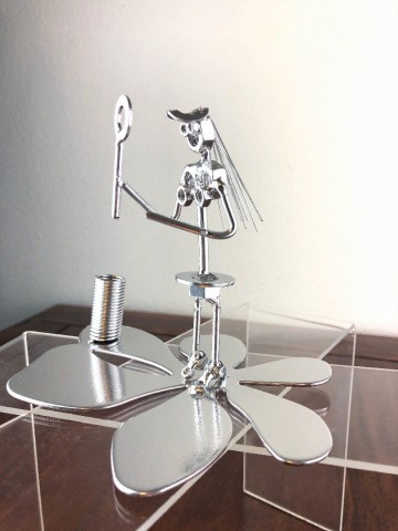 Meisje met spiegel Beeldje