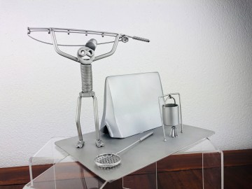 vissers beeldje Visser