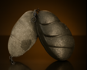 Mg sinkers extra zwart mussel 120g